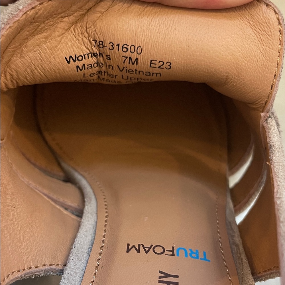 Johnston & Murphy Beige Suede Loafers - Picture 4 of 6